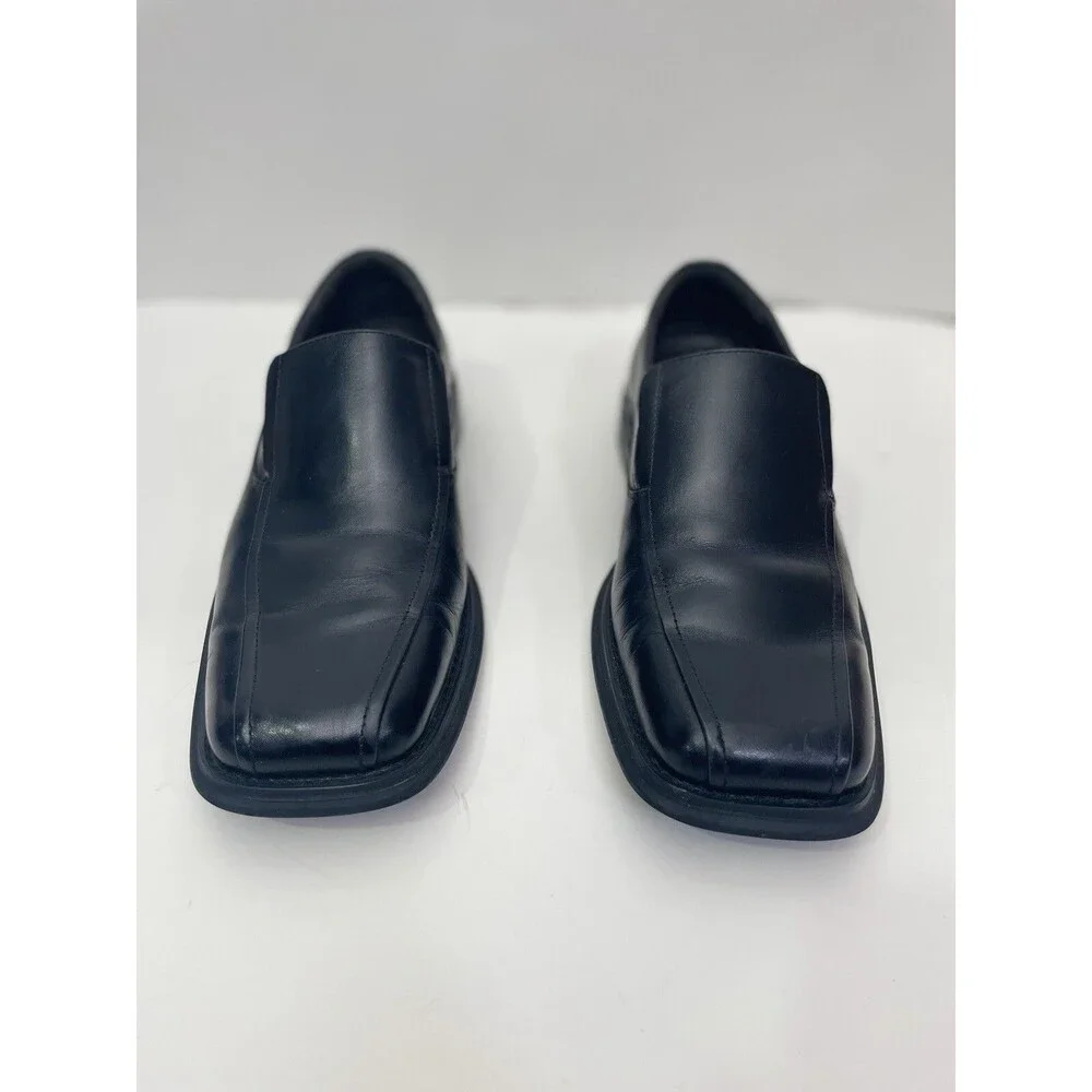 Claiborne Concepts Men’s Duke Classic Leather Dress Shoes Black Size 7M